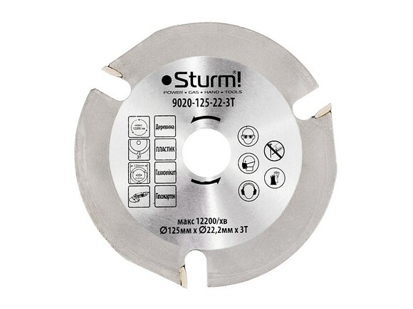 Диск пильный Sturm 9020-125-22-3T
