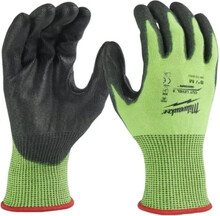 Сигнальні рукавички з опором до порізів 5 рівня Milwaukee 8/M (4932479932)