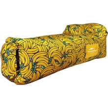 Ламзак-надувной диван Naturehike NH20FCD06, желтый с принтом (6927595777077)