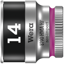 Торцева головка Wera 8790 HMA HF Zyklop 1/4 14х23 мм з фіксуючою функцією (05003729001)