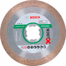 Алмазний диск Bosch X-LOCK Best for Ceramic 115x22.23x1.8x10 мм (2608615163)