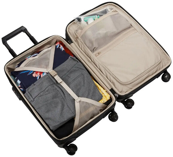 Валіза на колесах Thule Spira Carry-On Spinner with Shoes Bag, чорна (TH 3204143) фото 8