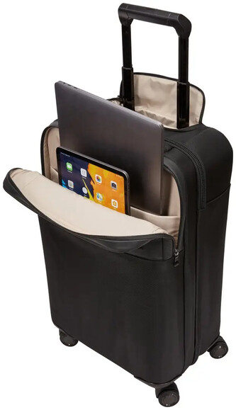 Чемодан на колесах Thule Spira Carry-On Spinner with Shoes Bag, черный (TH 3204143) изображение 7