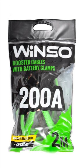 Пускові дроти Winso 200 А, 2 м (43515) фото 2