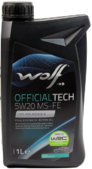 Моторное масло WOLF OFFICIALTECH 5W-20 MS-FE, 1 л (8329975)