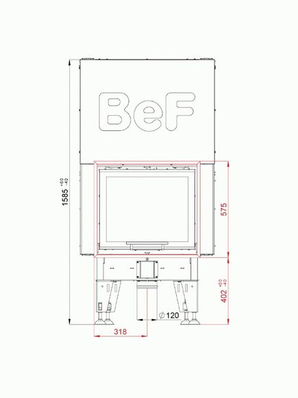 Каминная топка BeFHome THERM V 6 (000-0001861) изображение 2