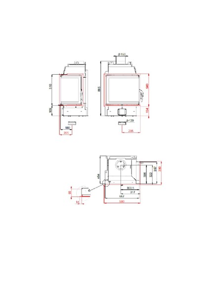 Каминная топка BeFHome Fire BEAR 6 CL (000-0001942) изображение 2