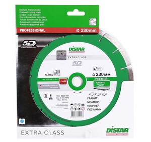 Алмазный диск Distar 1A1RSS/C3-W 230x2,6/1,8x10x22,23-16 Premier (12315059017) изображение 6