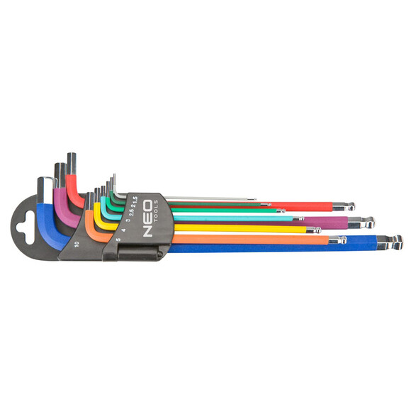Шестигранные ключи NEO Tools 1.5-10 мм 09-512