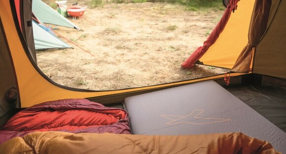 Килимок самонадувний Easy Camp Self-inflating Siesta Mat Single 1.5 см Grey (300059) фото 3
