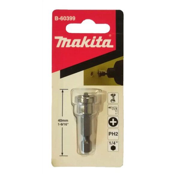 Біта для гіпсокартону Makita PH2 40 мм (B-60399) фото 2