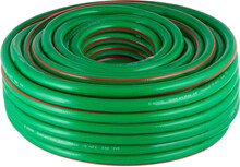 Шланг для воды армированный INTERTOOL, четырехслойный, зеленый, 3/4, 50 м, PVC (GE-4126)