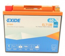 Аккумулятор EXIDE ELT12B (Li-ion), 5Ah/260A 
