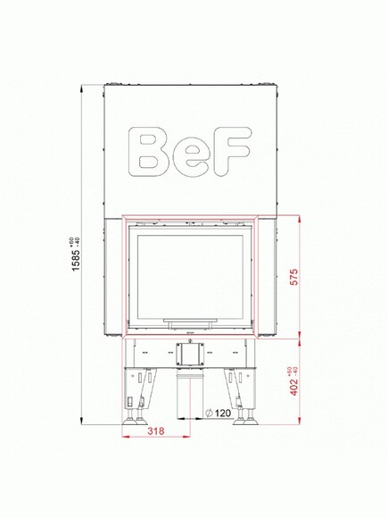 Каминная топка BeFHome FEEL V 6 (000-0001781) изображение 2