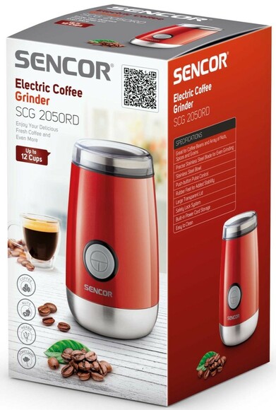 Кофемолка Sencor SCG 2050RD изображение 5