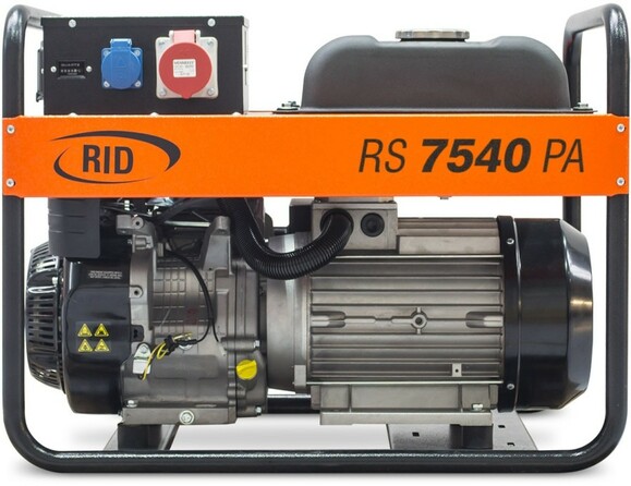 Генератор бензиновий RID RS 7540 PA фото 2