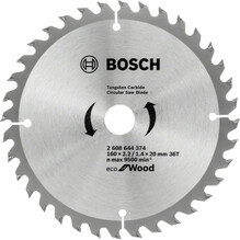 Пильний диск Bosch ECO WO 160x20 / 16 36 зуб. (2608644374)