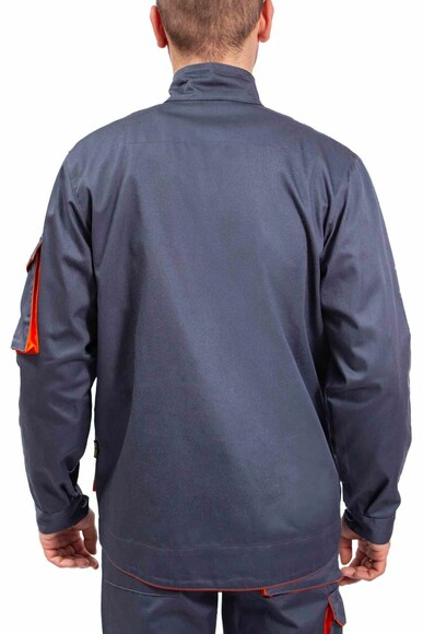 Куртка робоча Free Work Dexter сіра з помаранчевим р.64/3-4/XXXL (62035) фото 2
