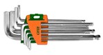 Ключи шестигранные Grad 1.5-10 мм 9 шт CrV средние шар (4022185)