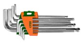 Ключи шестигранные Grad 1.5-10 мм 9 шт CrV средние шар (4022185)