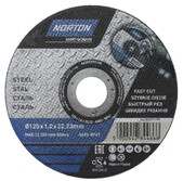 Диск отрезной по металлу Norton 125х22.2 мм (66253371199)