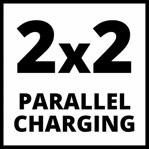 Зарядний пристрій для чотирьох акумуляторів Einhell 2x2 Power X-Quattrocharger 4А (4512102) фото 6