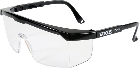 Окуляри захисні Yato відкриті прозорі на оправі (YT-7361)