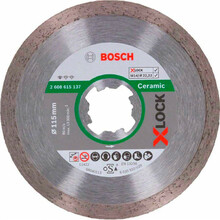 Алмазний диск Bosch X-LOCK Standard for Ceramic 115x22.23x1.6x7 мм (2608615137)