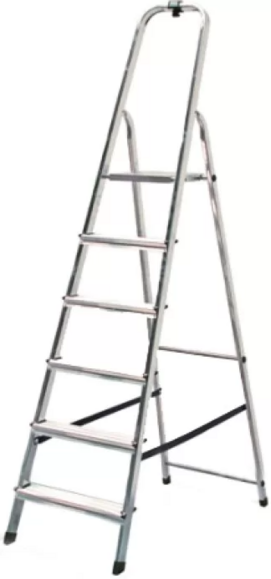 Алюминиевая лестница-стремянка Бегемот Профи 1х6 (22202)