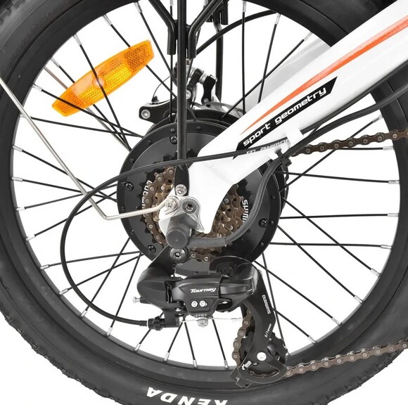 Велосипед на аккумуляторной батарее HECHT COMPOS WHITE изображение 6