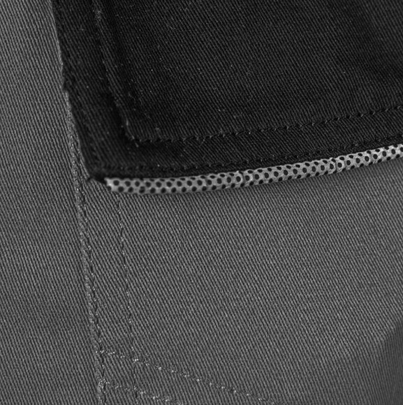 Полукомбинезон рабочий HOEGERT EDGAR темно-серый, M (HT5K278-1-M) изображение 8