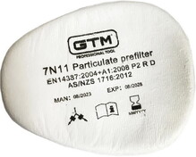 Фільтр протиаерозольний GTM 7N11, 10 шт. (872579)