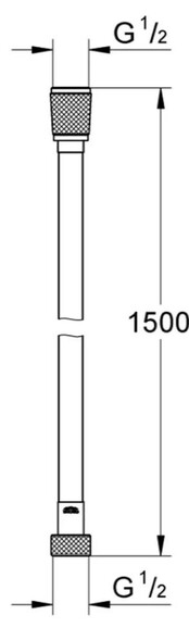 Душевой шланг Grohe Silverflex, 1500 мм (28364001) изображение 2