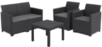 Набор мебели Keter Marie 2 seater set with Orlando small table, графит (252642)