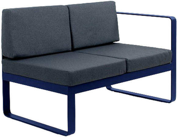 Двомісний диван OXA desire, лівий модуль, синій сапфір (40030005_14_56) фото 2