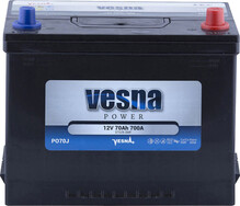 Автомобільний акумулятор Vesna Japan Euro 12В, 70 Аг (415 270)