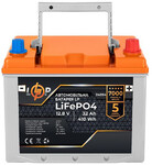 Автомобильный аккумулятор Logicpower LiFePO4 12.8В, 32 Ач (24094)
