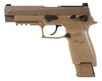 Пистолет пневматический Sig Sauer Air P320, калибр 4.5 мм, COYOTE TAN (1003890)