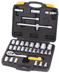 Набір торцевих насадок MASTERTOOL PROFI 1/2", 8-32 мм, 32 шт (78-4032)