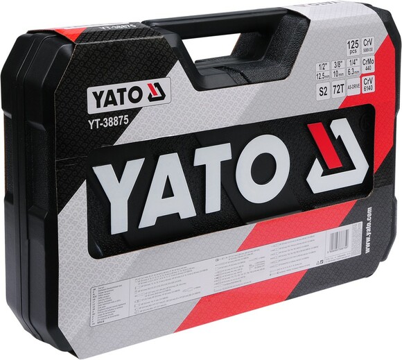Набор торцевых головок Yato YT-38875 изображение 4