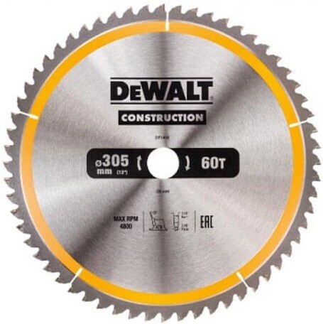 

Диск пильный DeWALT 305х30мм 60 зубов