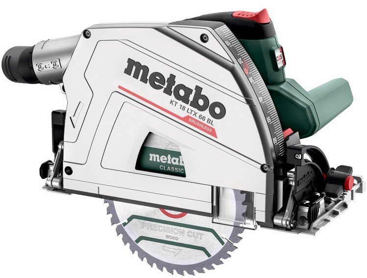 

Аккумуляторная погружная дисковая пила Metabo KT 18 LTX 66 BL АКБ, metaBOX (601866660)