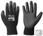 Перчатки защитные BRADAS PURE BLACK RWPBC7 полиуретан, размер 7