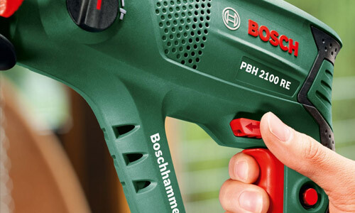 Bosch PBH 2100 RE + 2 свердла і 2 зубила (06033A9302)