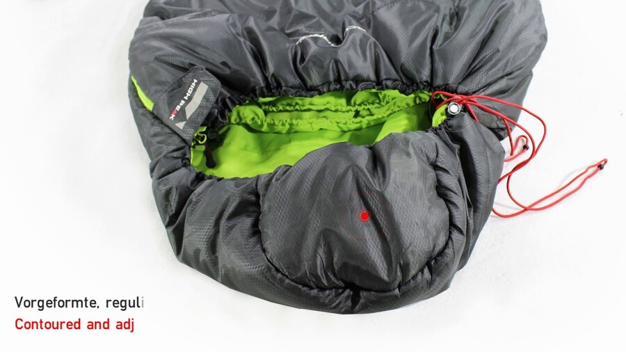 High Peak sleeping bag 23059 Black Arrow feature video
