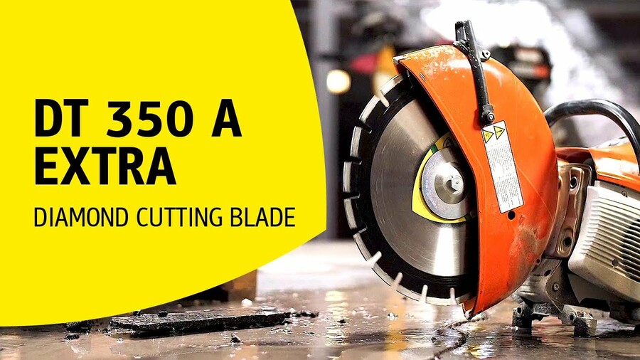 PERFECT for SANDSTONE and ASPHALT! - Diamond Cutting Blade - DT 350 A EXTRA | Klingspor