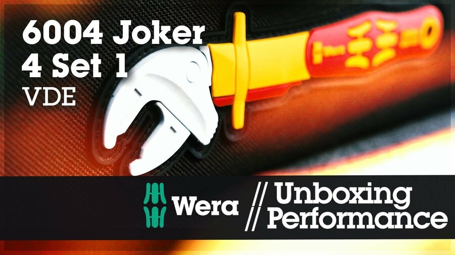 Wera | 6004 Joker VDE 4 Set 1 | Performance
