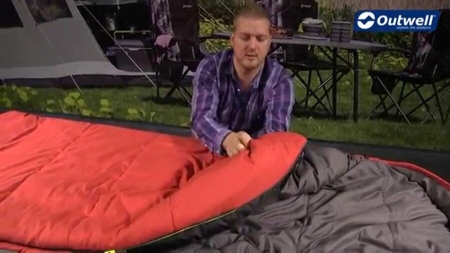 Outwell Sleeping bag Campion Lux Red | Innovative Family Camping