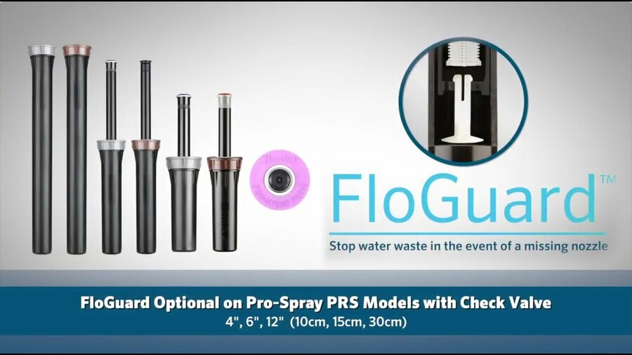 Pro-Spray with FloGuard™: Save Water the Instant a Missing Nozzle is Detected