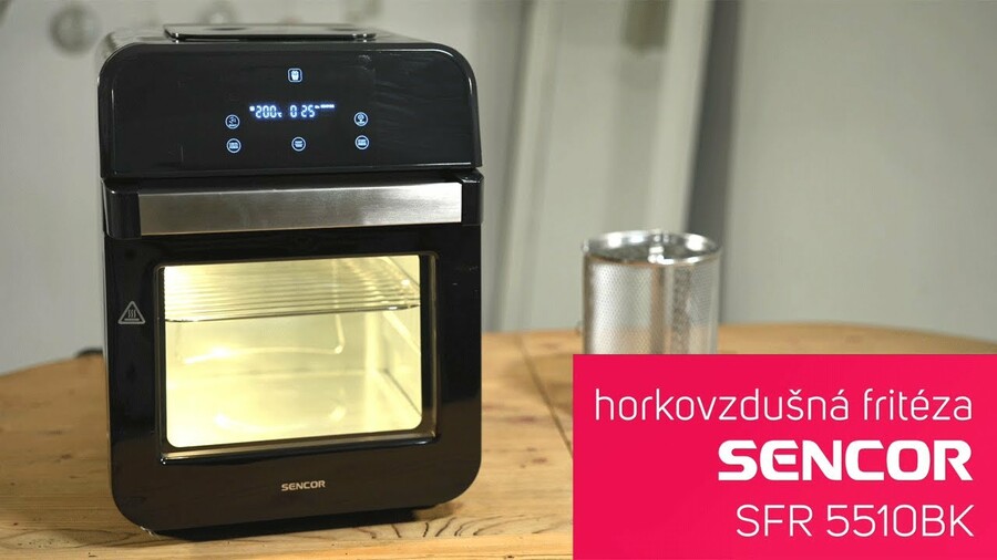 Unboxing - Horkovzdušná fritéza Sencor SFR 5510BK